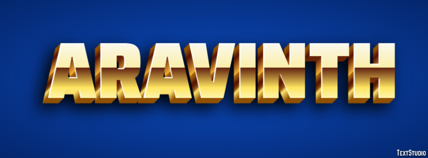 Aravinth Text Effect