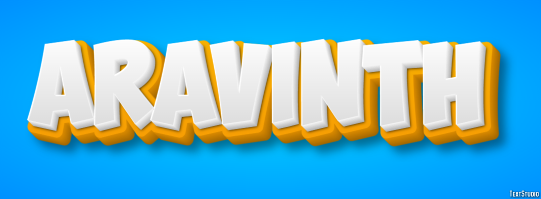 Aravinth Efeito de texto