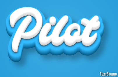 Pilot Text effect