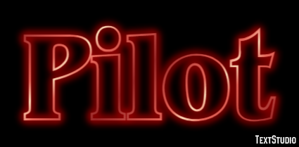 Pilot Text Effect
