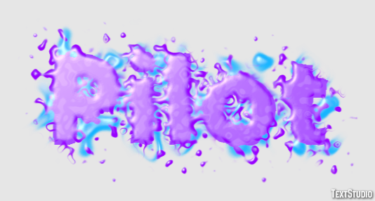 Pilot Text effect