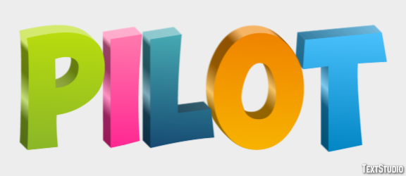 Pilot Text effect