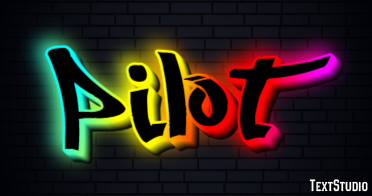 Pilot Text Effect