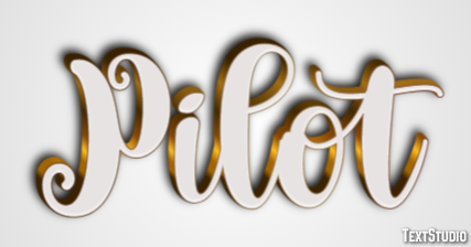 Pilot Text Effect