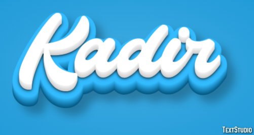 Kadir Texteffekt