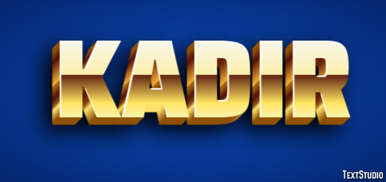Kadir Texteffekt