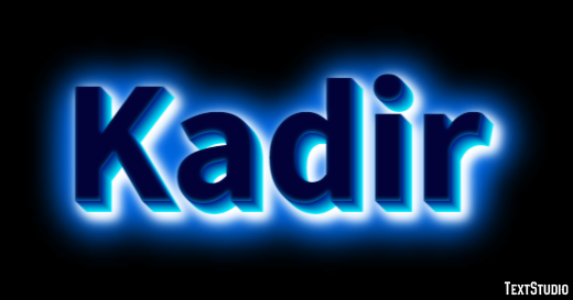 Kadir Texteffekt