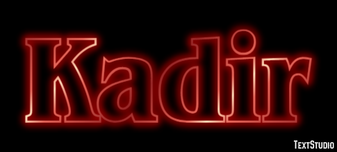 Kadir Texteffekt