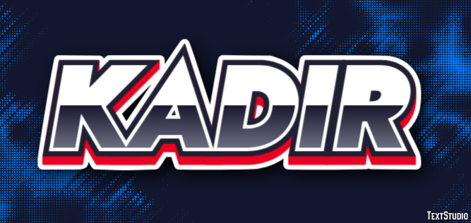 Kadir Texteffekt