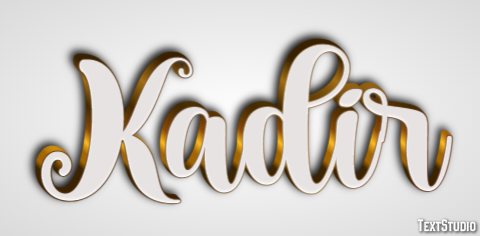 Kadir Texteffekt