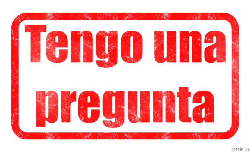 Tengo una pregunta Efecto de Texto