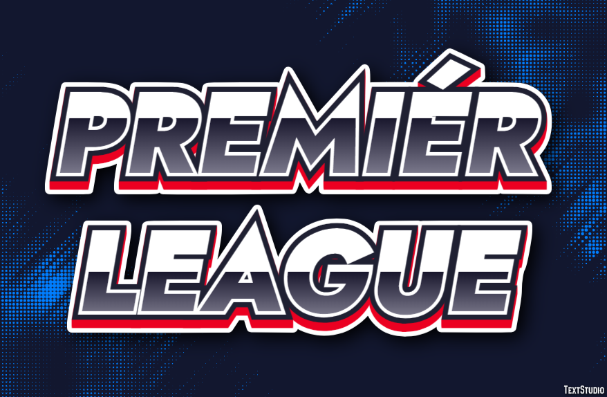 Premiér League Efecto de texto