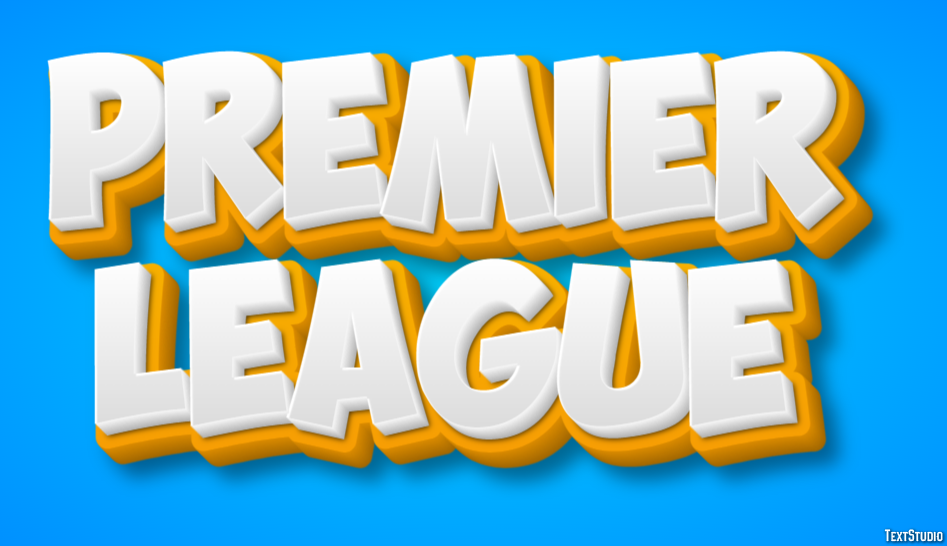 Premiér League Text Effect