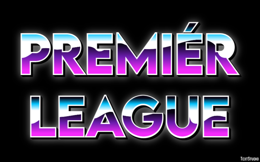 Premiér League Effet de Texte