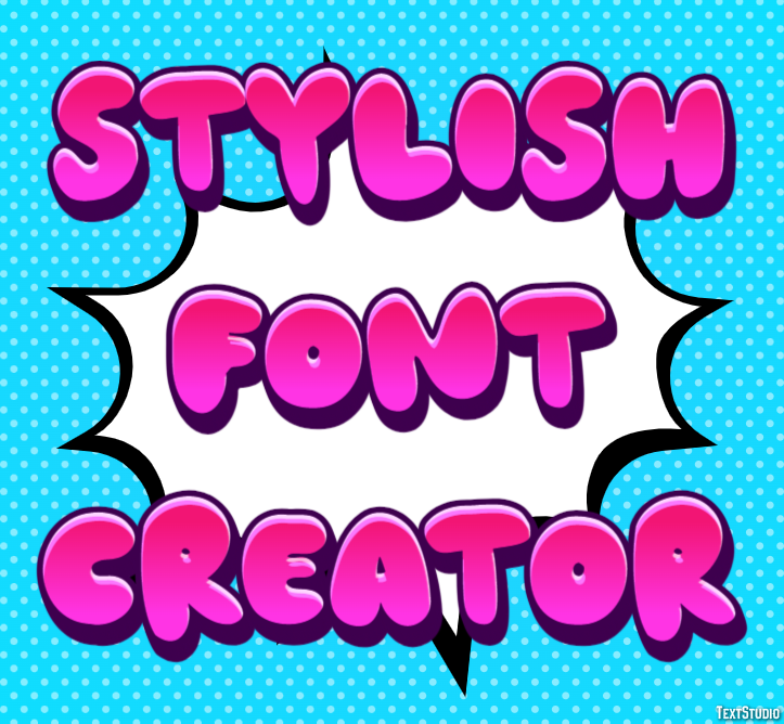 Stylish Font Creator Эффект текста