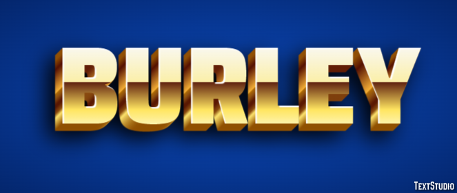Burley Text Effect