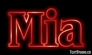 Mia Text Effect
