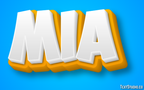 Mia Text Effect