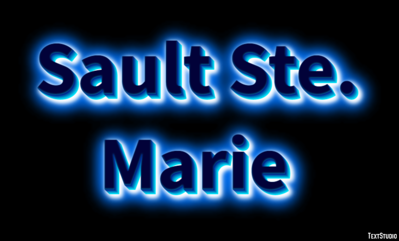 Sault Ste. Marie Efecto de Texto