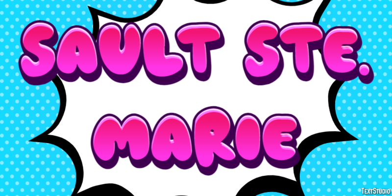 Sault Ste. Marie Efecto de Texto
