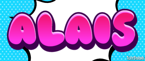 Alaïs Text effect