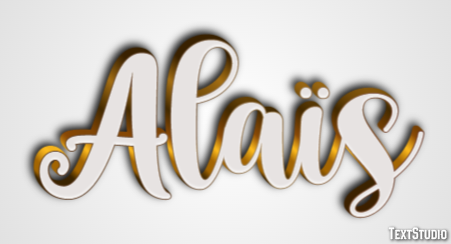Alaïs Text effect