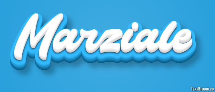Marziale Effetto testo