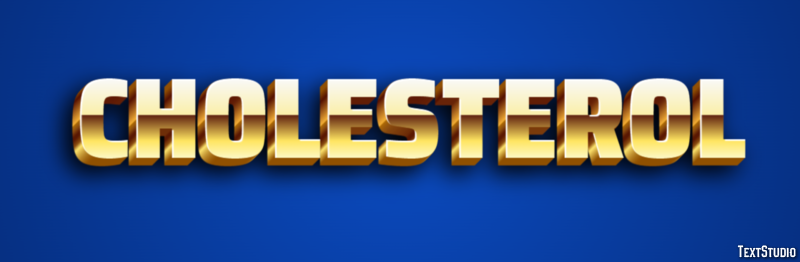 Cholesterol Text Effect