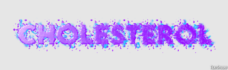 Cholesterol Text Effect