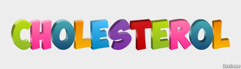 Cholesterol Text effect