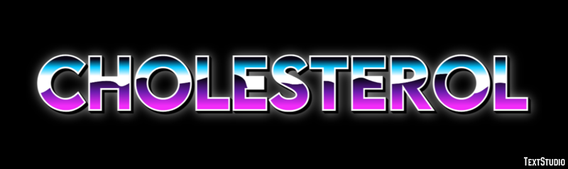 Cholesterol テキスト効果