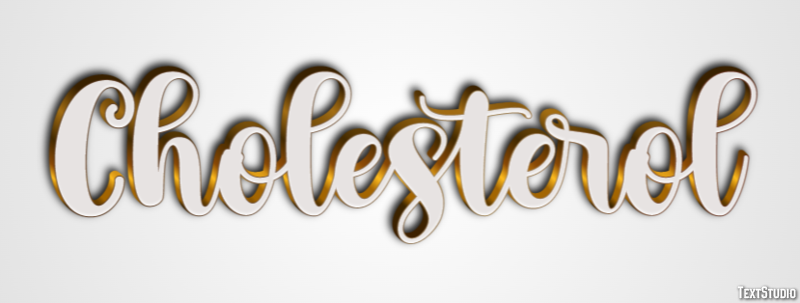 Cholesterol Text Effect