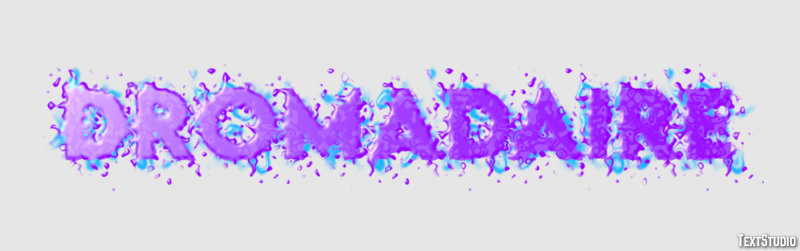 Dromadaire テキスト効果