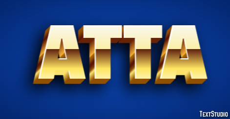 Atta Эффект текста