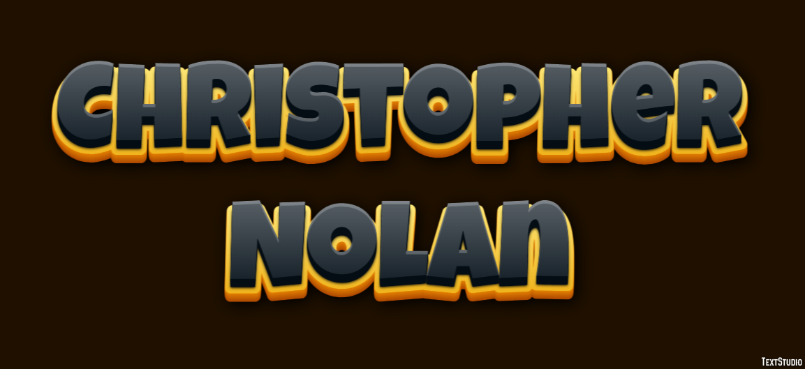 Christopher Nolan Text Effect