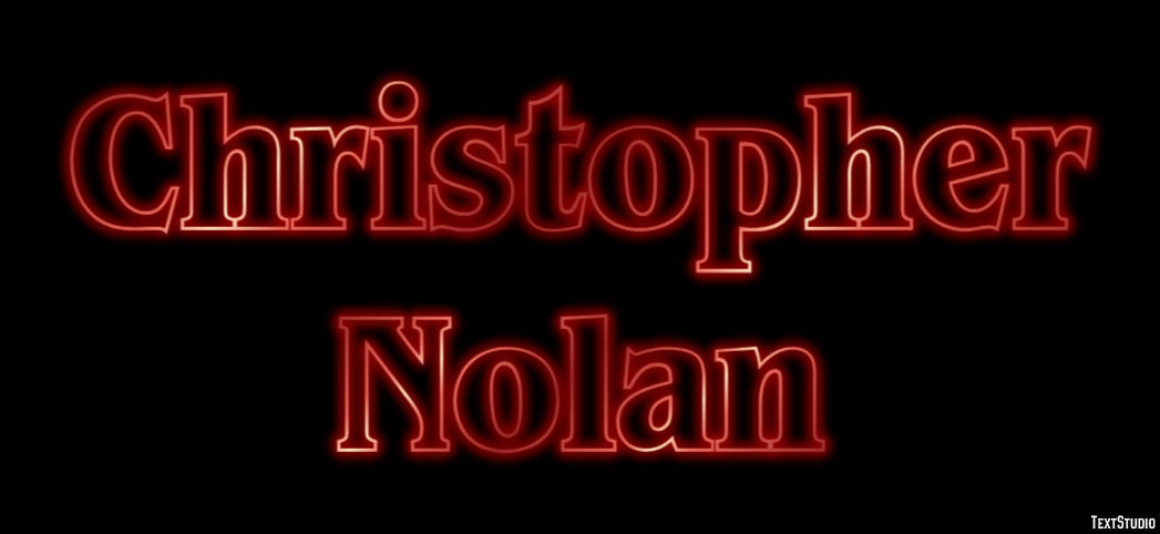 Christopher Nolan Text Effect