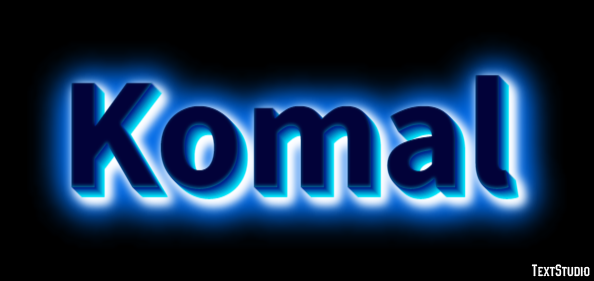Komal Text Effect