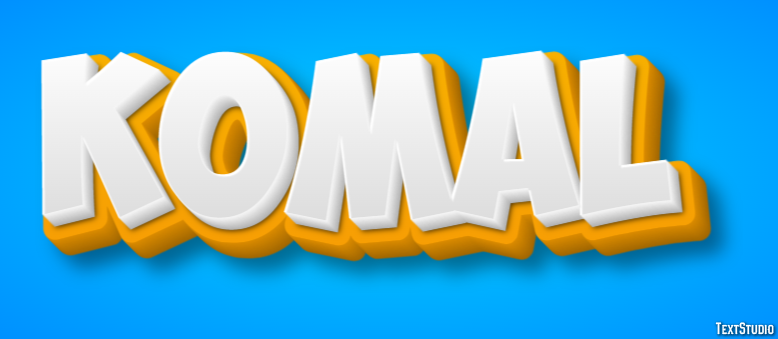 Komal Text Effect