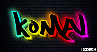 Komal Text Effect
