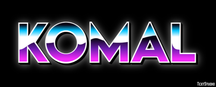 Komal Texteffekt