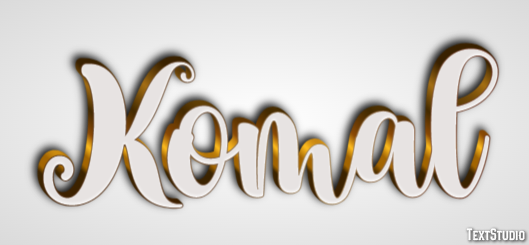Komal Text Effect