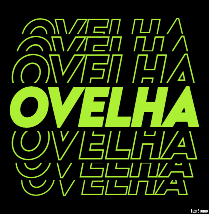 Ovelha Text effect
