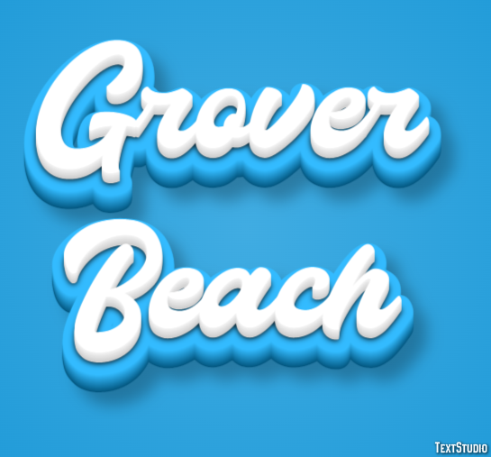Grover Beach Efekt tekstowy