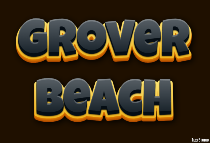 Grover Beach Efekt tekstowy