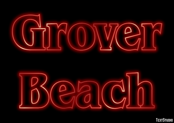 Grover Beach Efekt tekstowy