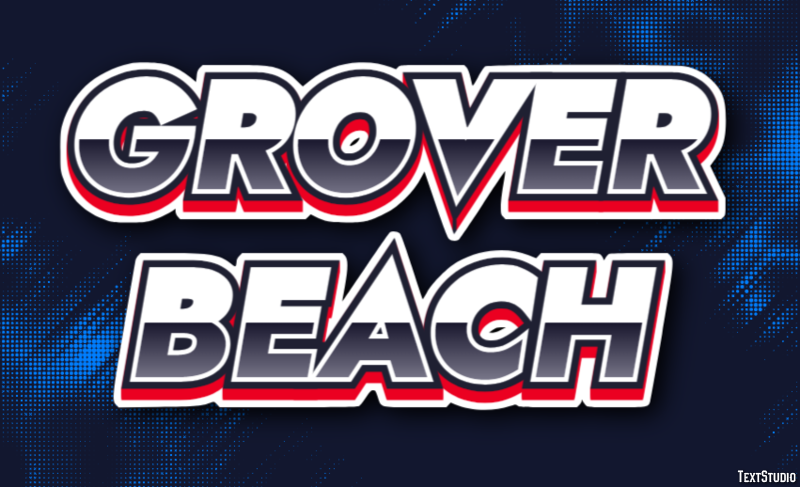 Grover Beach Efekt tekstowy