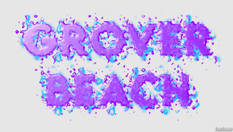 Grover Beach Efekt tekstowy