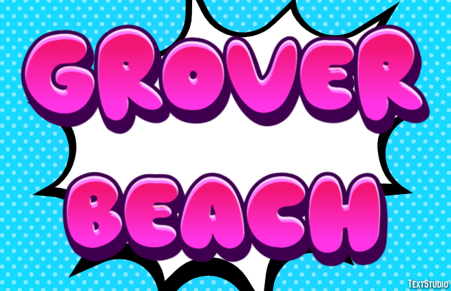 Grover Beach Efekt tekstowy