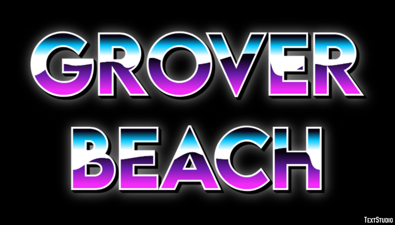 Grover Beach Efekt tekstowy