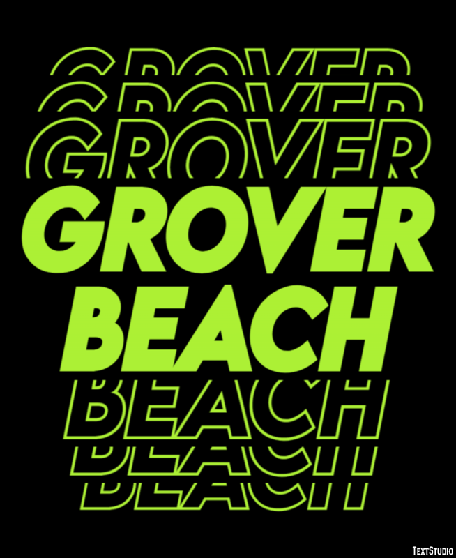 Grover Beach Efekt tekstowy